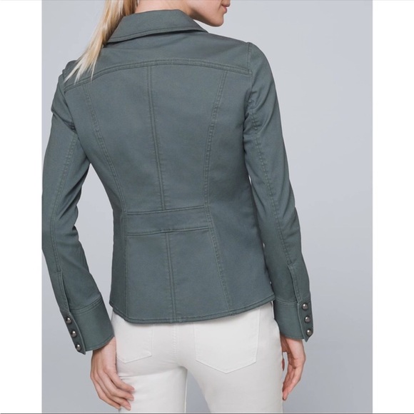 ⭐️NEW⭐️White House Black Market (WHBM) Military Style Jacket - Picture 2 of 12